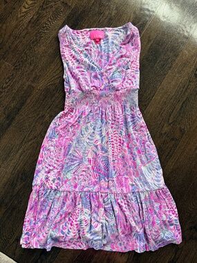 lilly pulitzer vivette dress sea you soon- XS